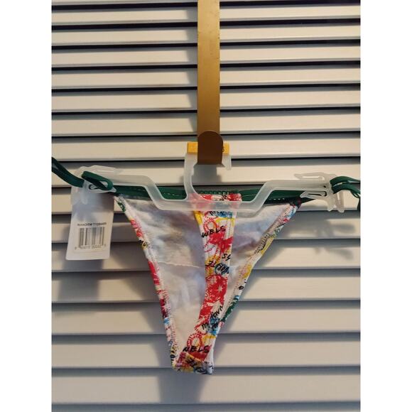Back Talk Christmas theme ornament text words g-string thong women's sz 6 Medium - Picture 3 of 4